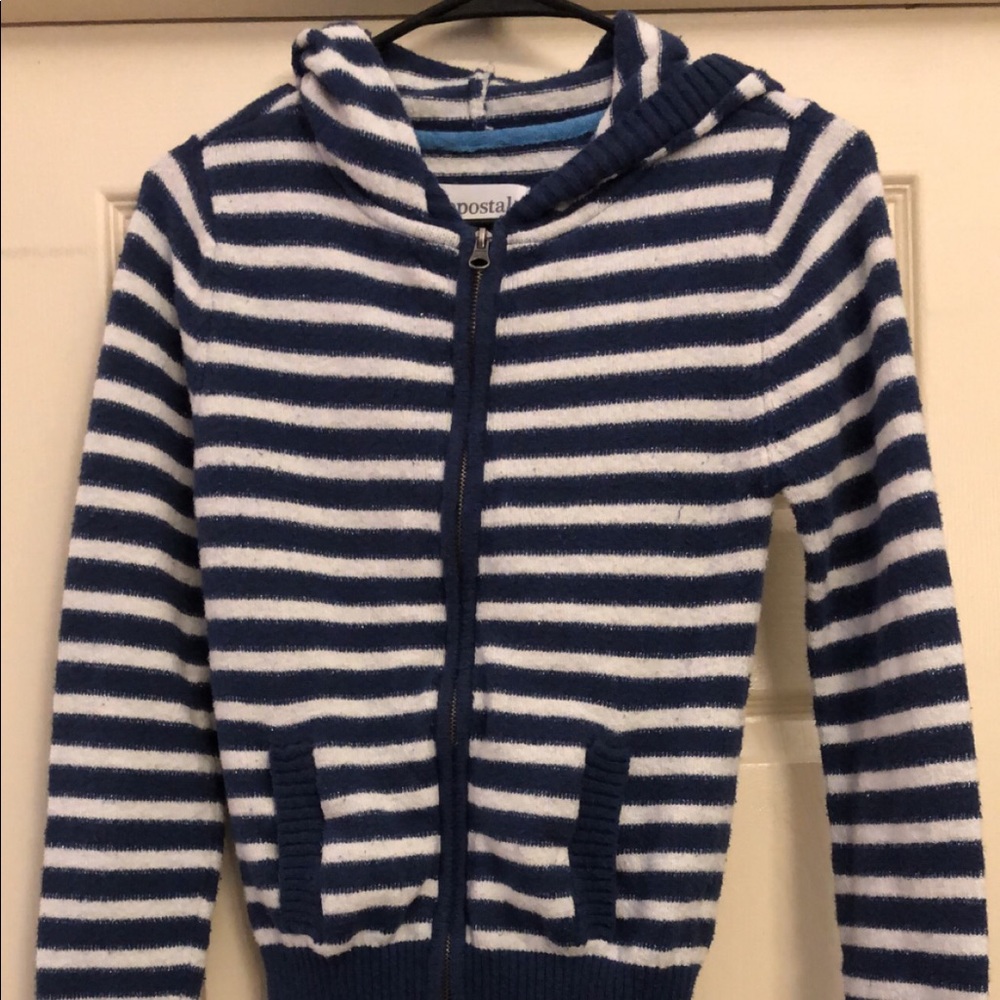 Aeropostale Striped Hoodie/Sweater